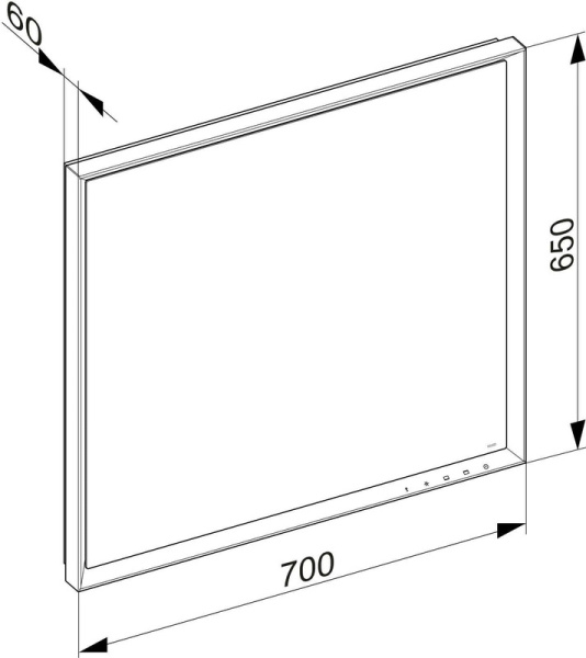 Зеркало с подсветкой Keuco ROYAL LUMOS 14597132000